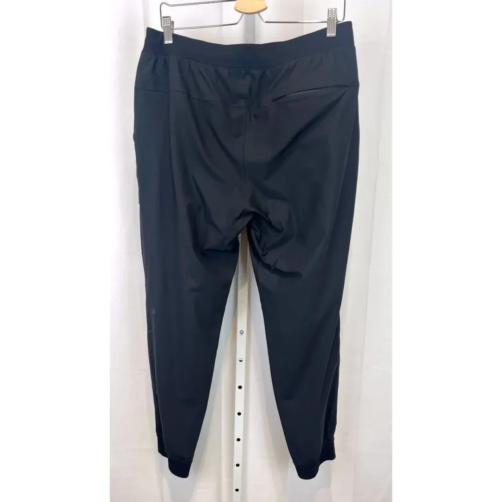 LULULEMON ABC Jogger Pants M5AMZS Warpstreme Pull On Pockets Black Size L - Picture 2 of 8